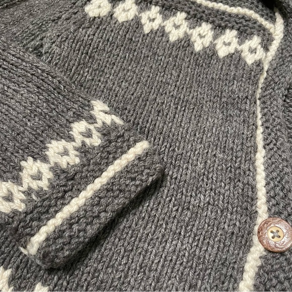 Sundance chunky Alpaca/merino wool cardigan - Picture 8 of 9